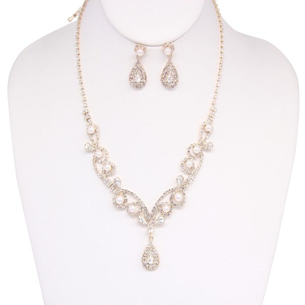 LUXURY NECKLACE AND EARRING SET - LOLA LUXE