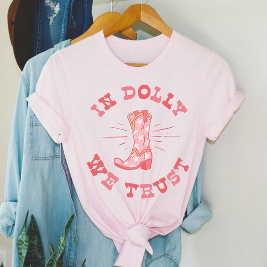 TRUST DOLLY GRAPHIC TEE / T SHIRT - LOLA LUXE