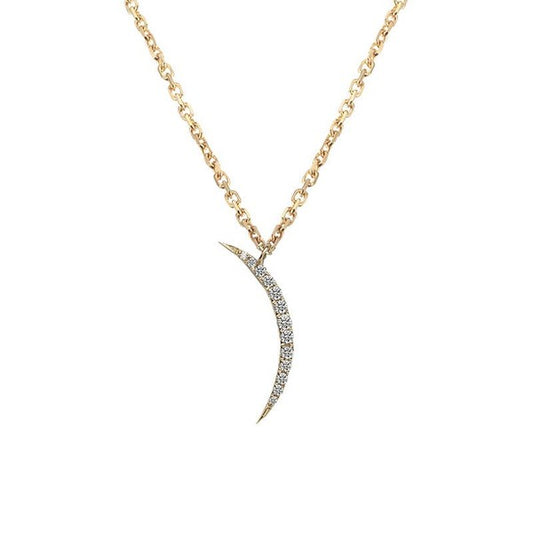 14K Gold Luna Necklace - LOLA LUXE
