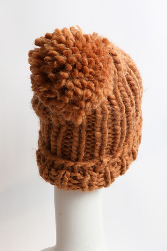 Soft Chunky Cable Knit Beanie - LOLA LUXE