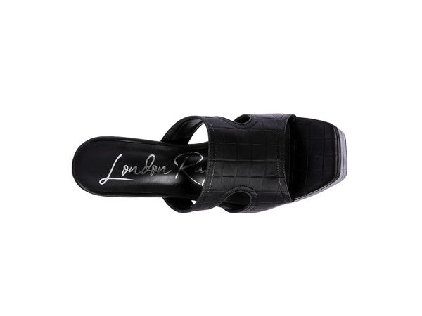 PDA High Heel Platform Croc Sandals - lolaluxeshop
