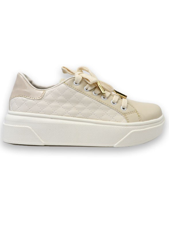 Quilted Platform Sneaker - LOLA LUXE