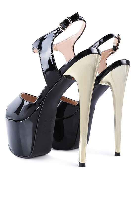 BEWITCH ULTRA HIGH HEELED ANKLE STRAP SANDAL - lolaluxeshop