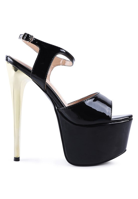 BEWITCH ULTRA HIGH HEELED ANKLE STRAP SANDAL - lolaluxeshop