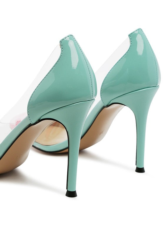 Candace clear Stiletto Pumps - lolaluxeshop