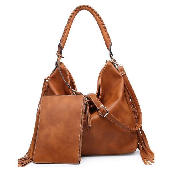 Women hobo bag finge purse - LOLA LUXE