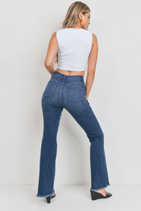 CLASSIC BELL BOTTOM JEANS - LOLA LUXE