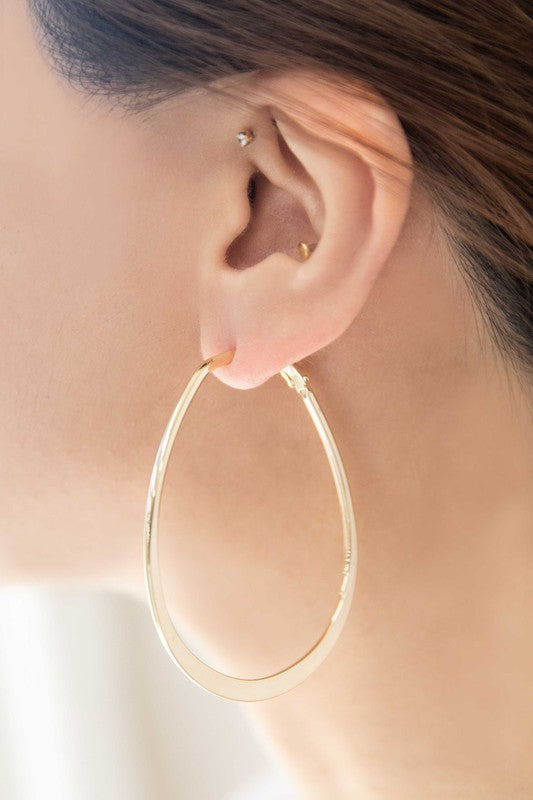 2D Shapes Asymmetrical Hoop Earrings - LOLA LUXE