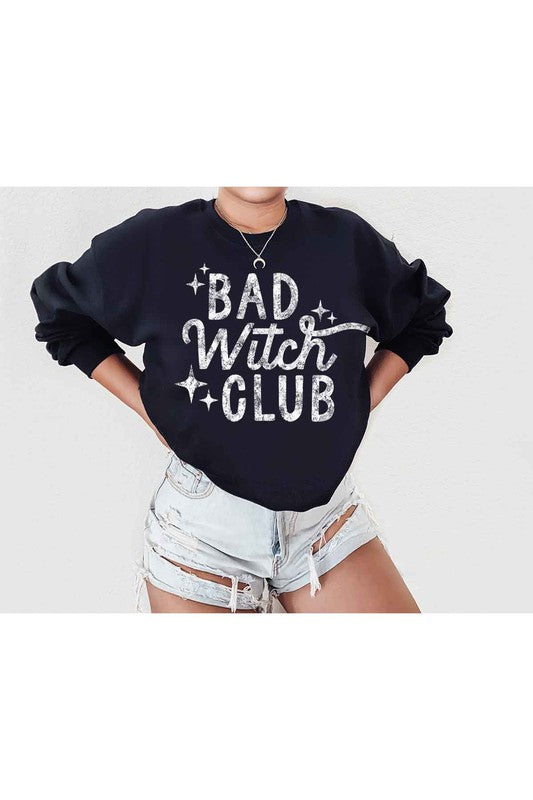 Bad Witch Halloween Graphic Sweatshirt - LOLA LUXE