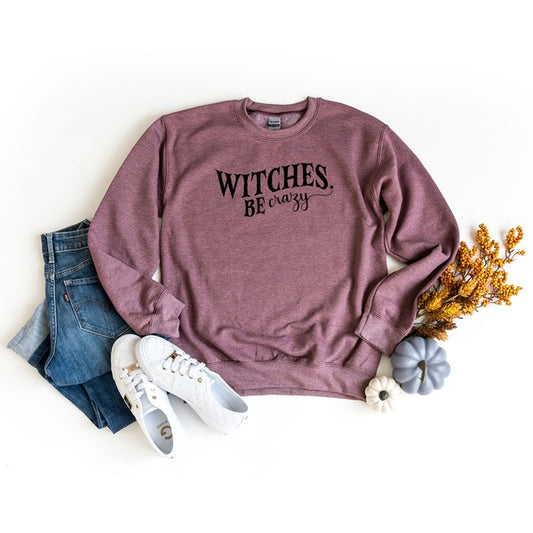 Witches Be Crazy Graphic Sweatshirt - LOLA LUXE