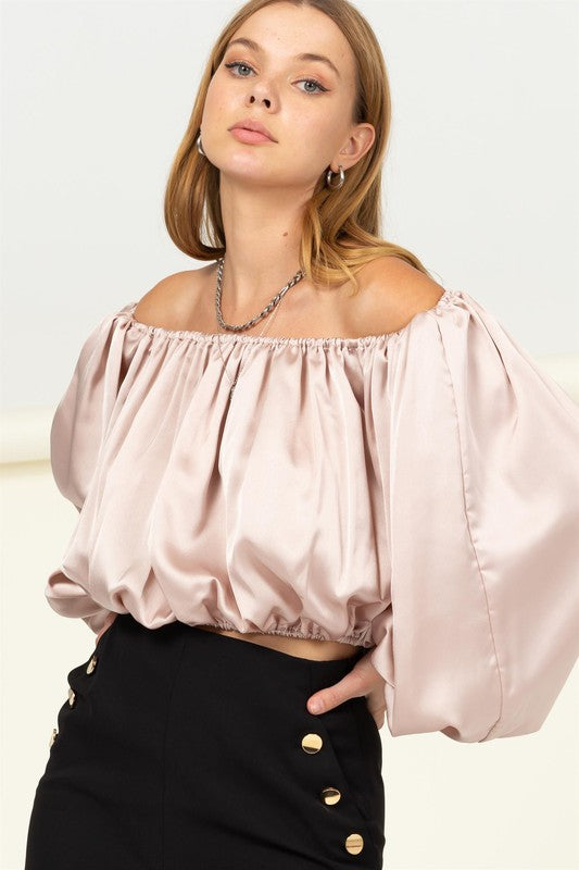 TRENDY MOMENT OFF SHOULDER BLOUSE - LOLA LUXE