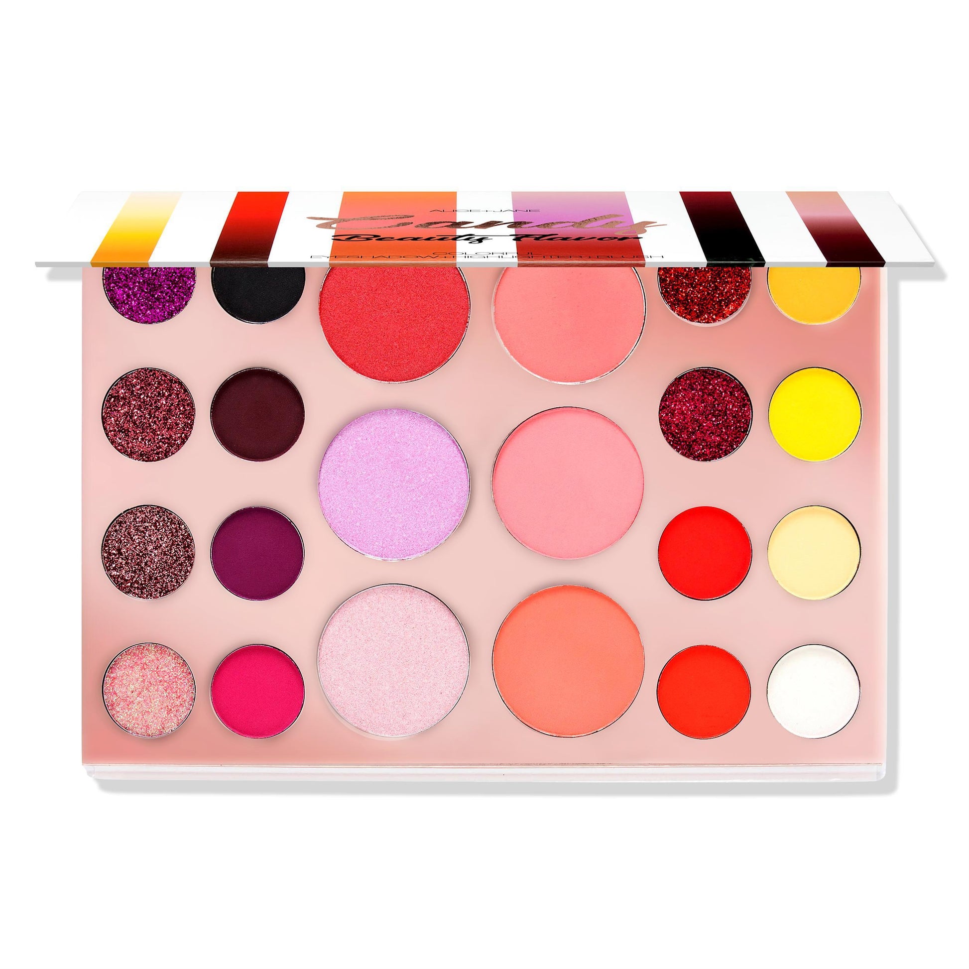 Alice+Jane Colorful Eyeshadow+Highlighter+Blusher Palette Candy Beauty Flavor - LOLA LUXE