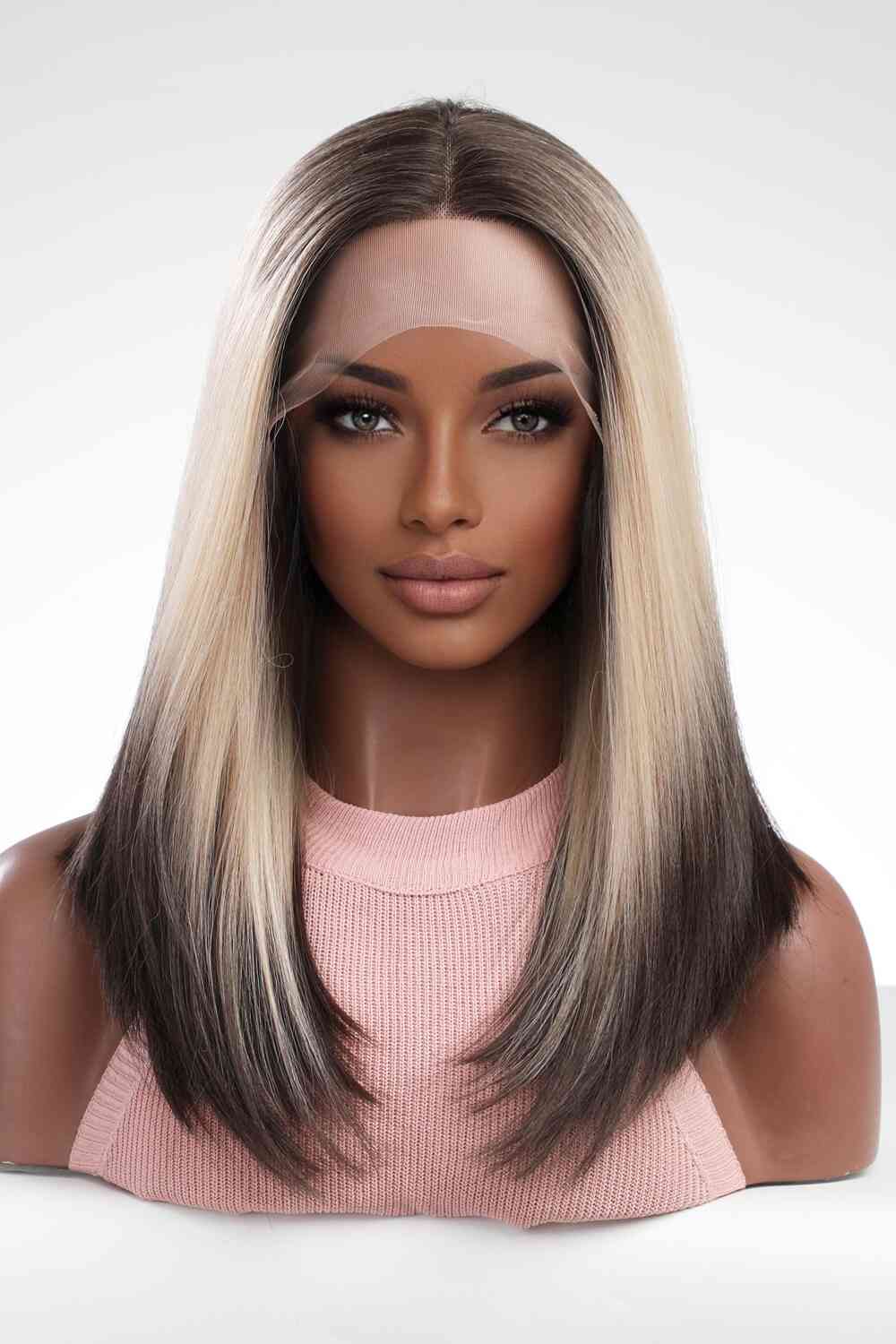 13*2" Lace Front Wigs Synthetic Long Straight 16" 150% Density - lolaluxeshop