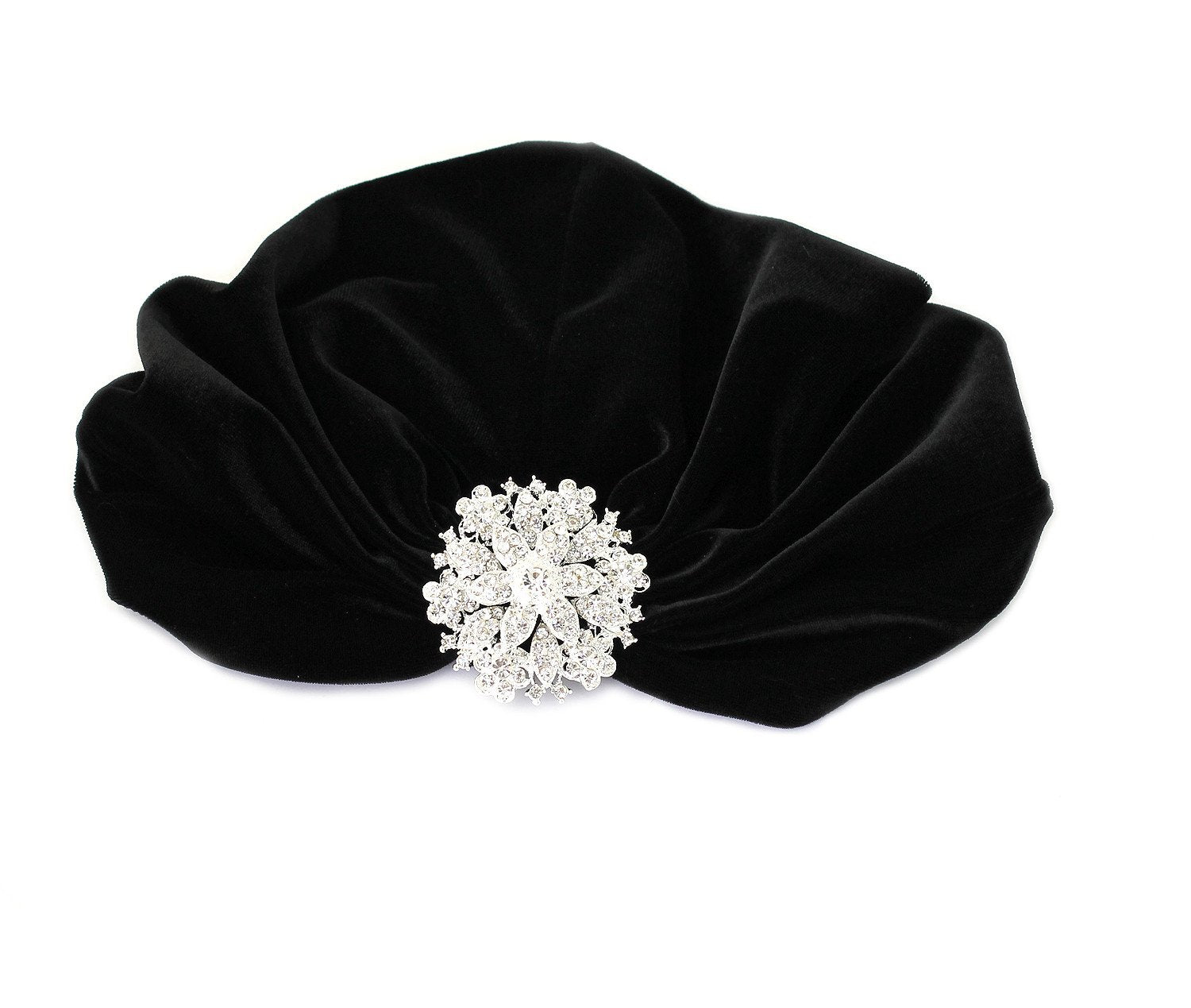 Crystal Floral Flapper Turban - LOLA LUXE
