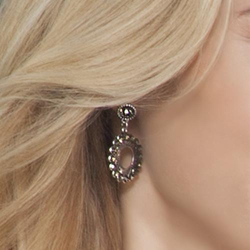 Gyre Earrings - Silver - LOLA LUXE