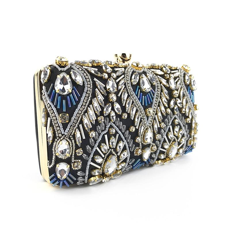 Clutch Handbag Luxury Diamond Rhinestone Clutch Bags Exquisite Female Clutches - LOLA LUXE