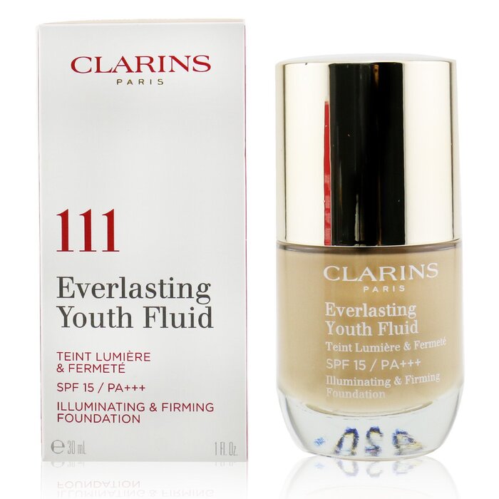 CLARINS Everlasting Youth Fluid Illuminating & Firming Foundation SPF 15 - LOLA LUXE