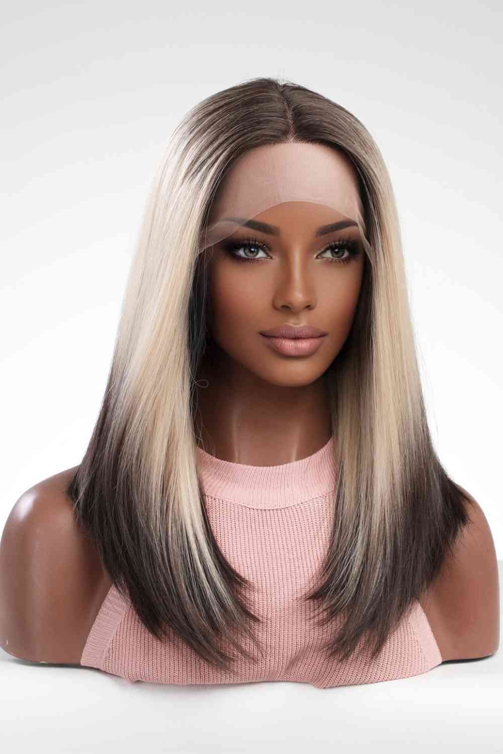 13*2" Lace Front Wigs Synthetic Long Straight 16" 150% Density - lolaluxeshop