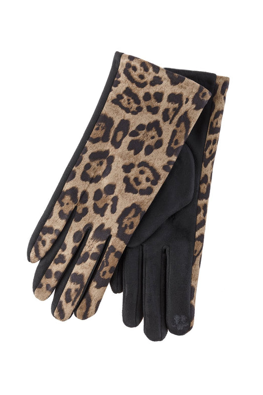 Hdv2922 - Smart Touch Leopard Gloves - LOLA LUXE