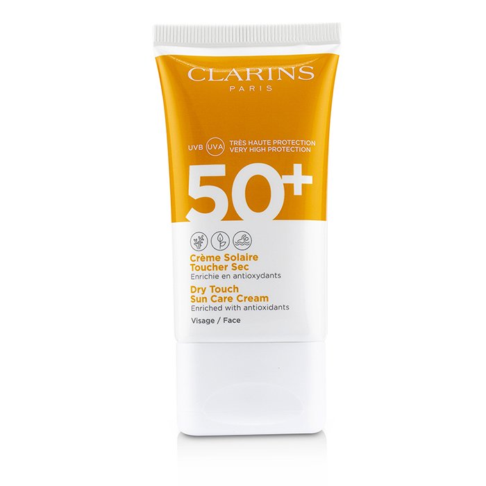 CLARINS - Dry Touch Sun Care Cream for Face SPF 50 - LOLA LUXE