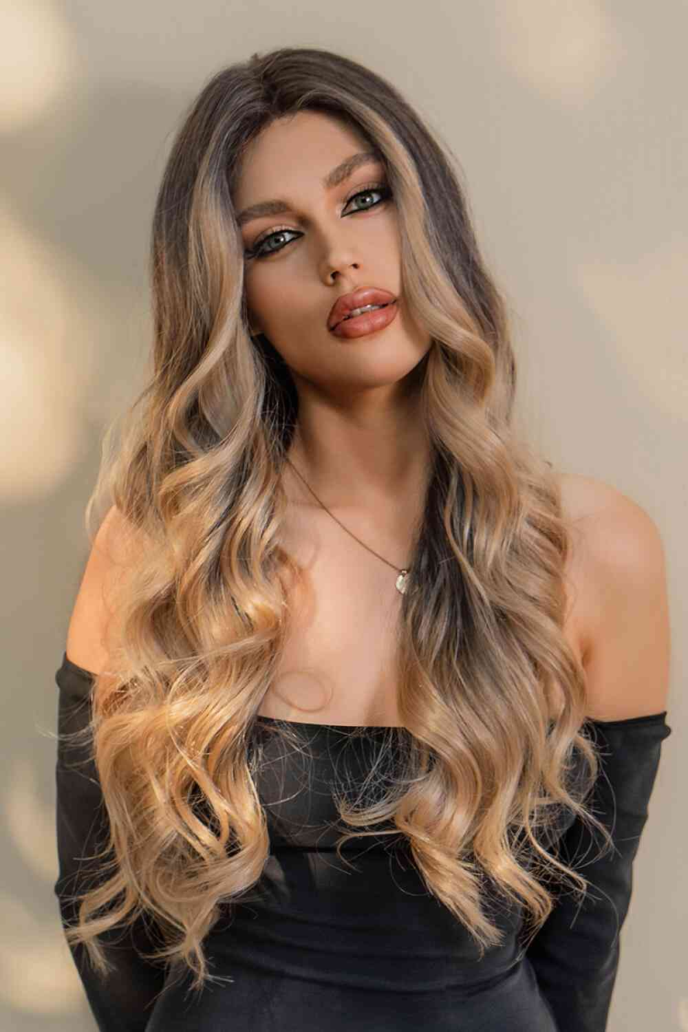 13*2" Lace Front Wigs Synthetic Long Wave 26" 150% Density - lolaluxeshop