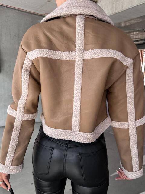 Collared Buckle Detail Jacket - lolaluxeshop