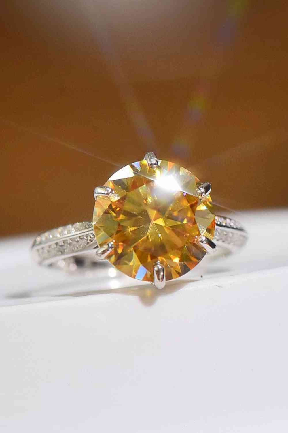Living Your Life 3 Carat Moissanite 6-Prong Ring - lolaluxeshop