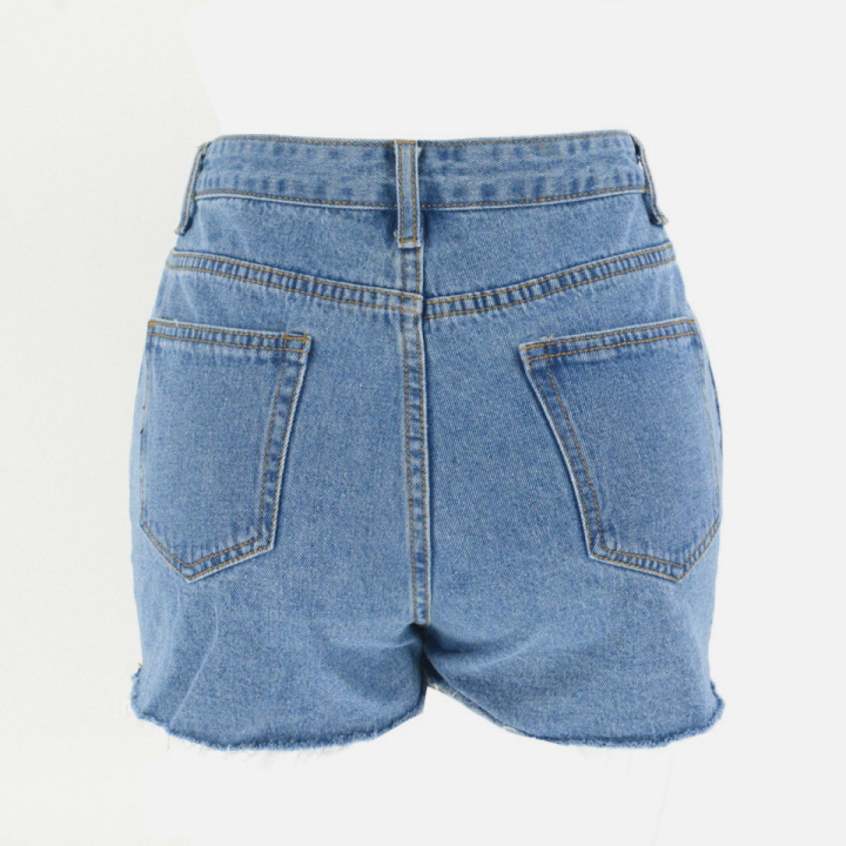 Medium Retro Denim Shorts - LOLA LUXE