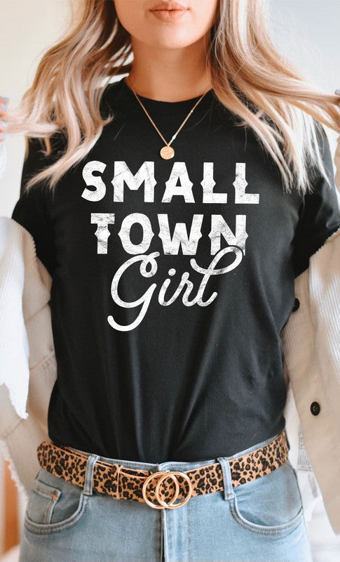 Retro Small Town Girl Graphic Tee PLUS - lolaluxeshop