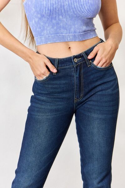 Kancan Full Size Slim Bootcut Jeans - lolaluxeshop