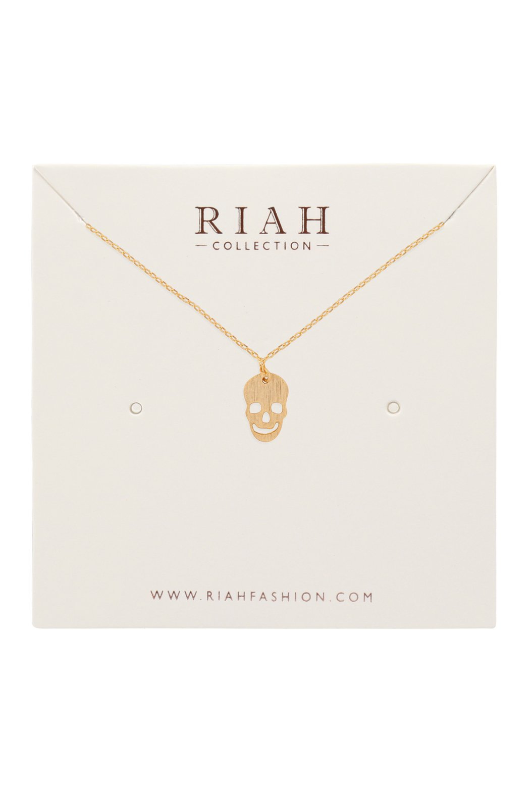 Hdnb3n279 - Skull Pendant Necklace - LOLA LUXE