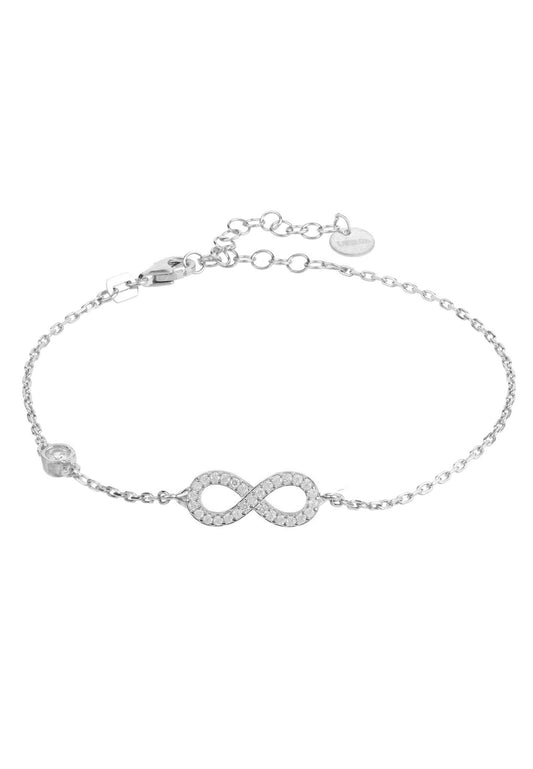 Eternity Infinity Bracelet Silver - lolaluxeshop