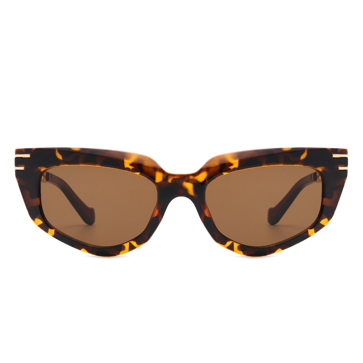 Skylight - Women Chic Chain Link Design Fashion Cat Eye Sunglasses - lolaluxeshop