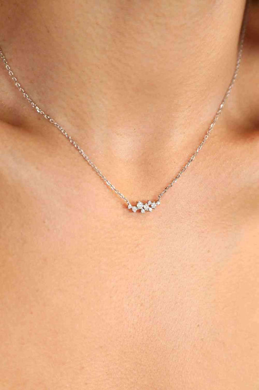Adored Get A Move On Moissanite Pendant Chain Necklace - lolaluxeshop