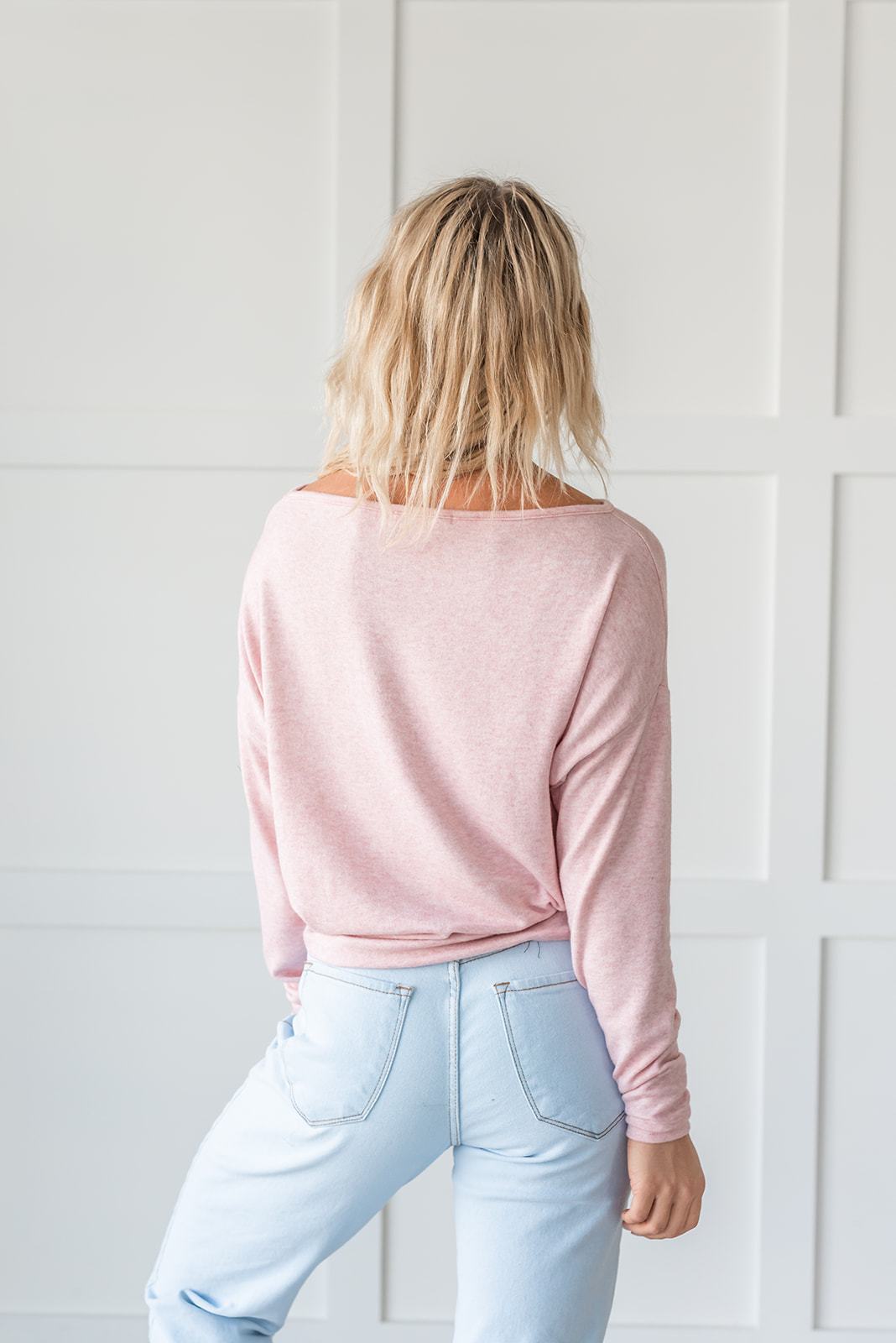 What a Beauty Drop Shoulder Top- Pink - LOLA LUXE