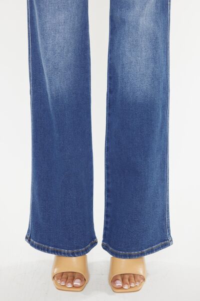 Kancan Ultra High Waist Gradient Flare Jeans - lolaluxeshop