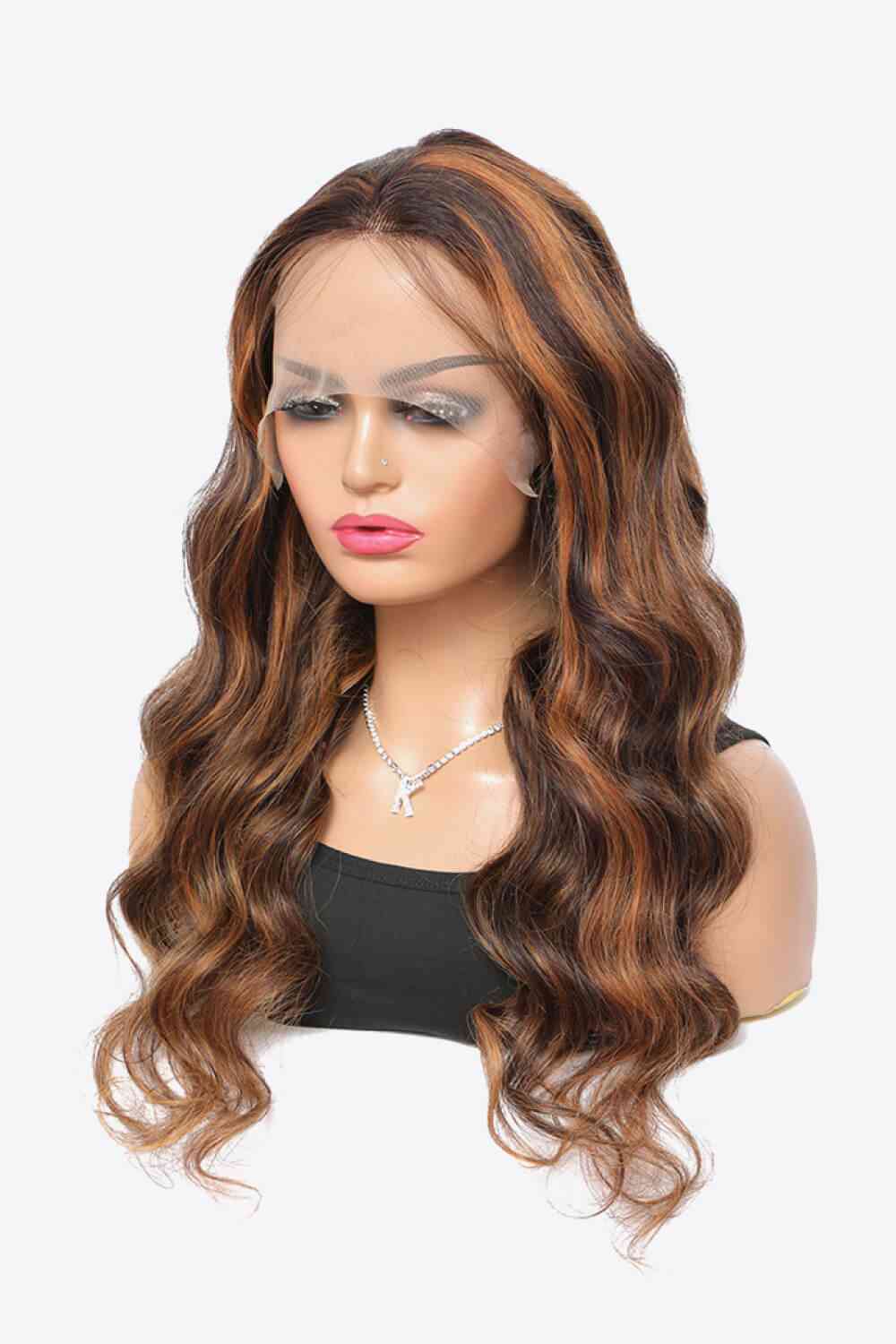 18" #P4/27 13x4 Lace Front Wigs Hightlight Human Hair Body Wave150% Density - lolaluxeshop