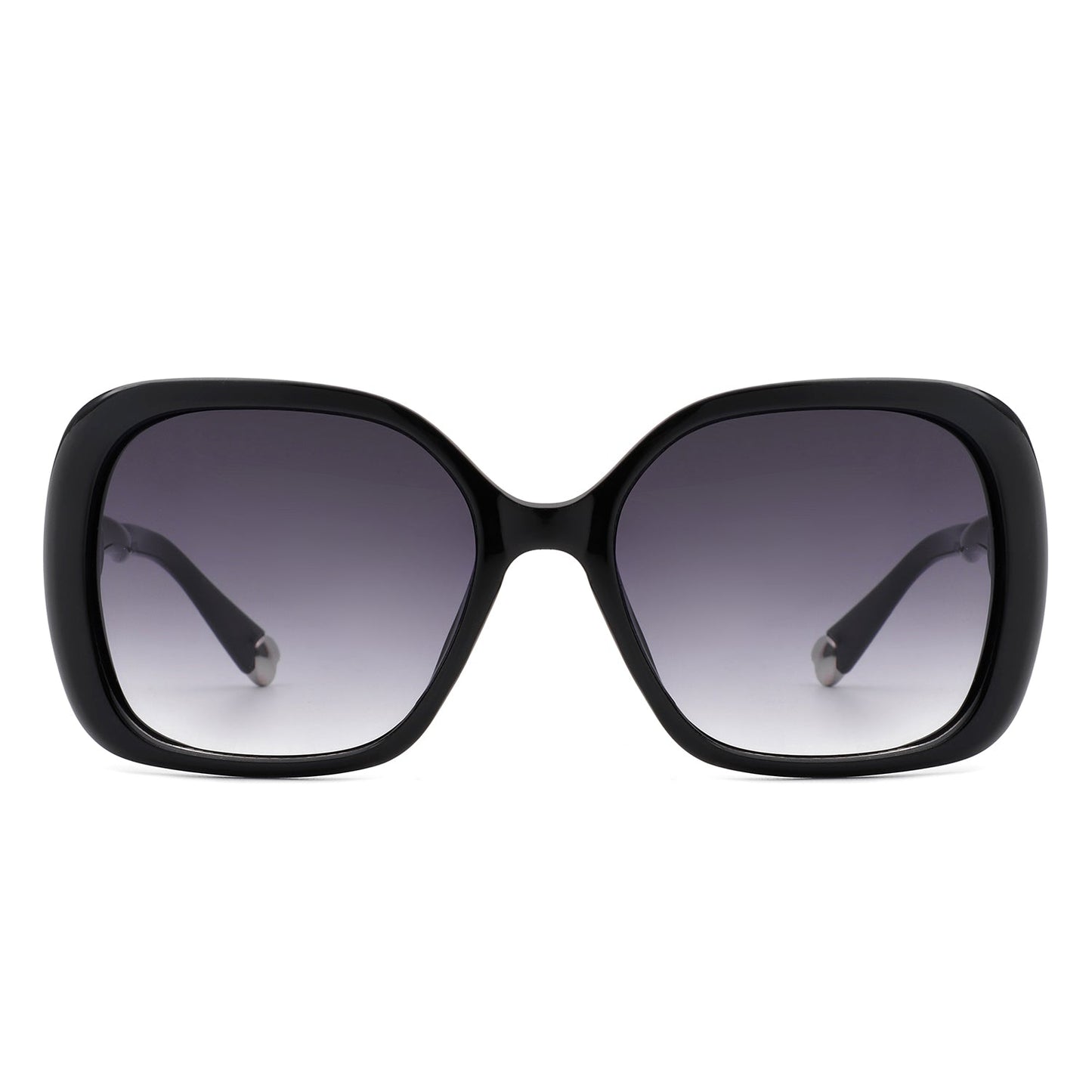Evernova - Women Retro Square Fashion Flat Top Oversize Sunglasses - lolaluxeshop