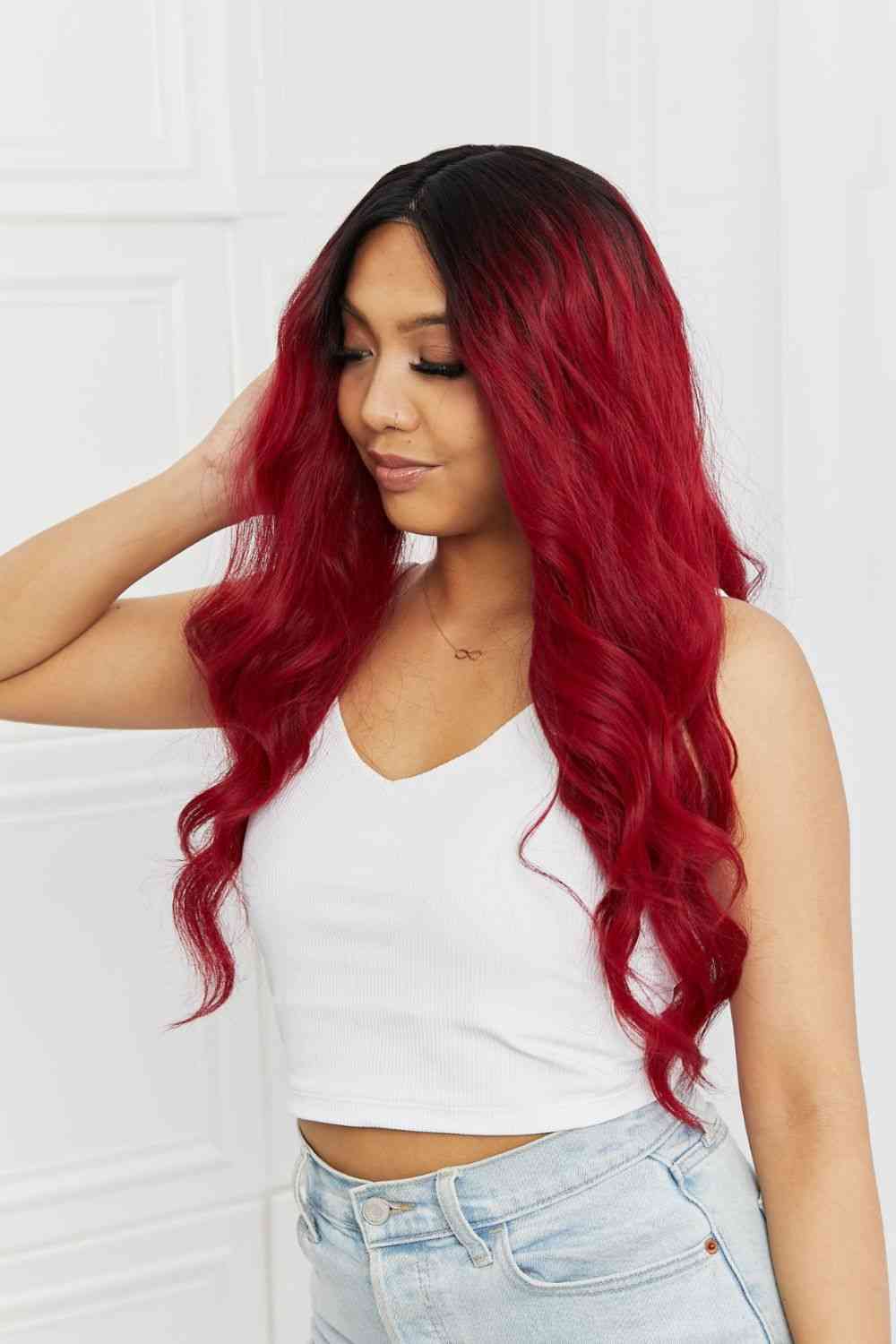 13*2" Lace Front Wigs Synthetic Wave 24" 150% Density - lolaluxeshop