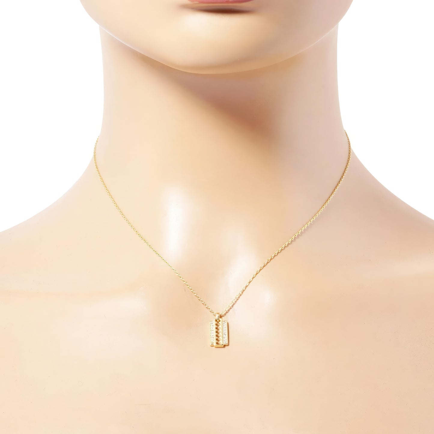 Gold Dipped Pendant Necklace - lolaluxeshop