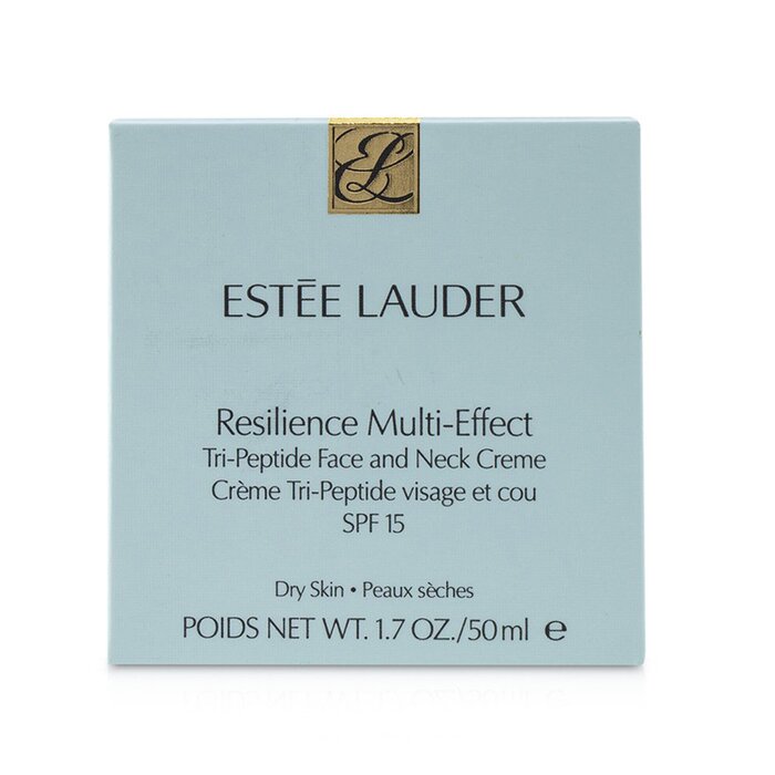 ESTEE LAUDER - Resilience Multi-Effect Tri-Peptide Face and Neck Creme SPF 15 - For Dry Skin - LOLA LUXE