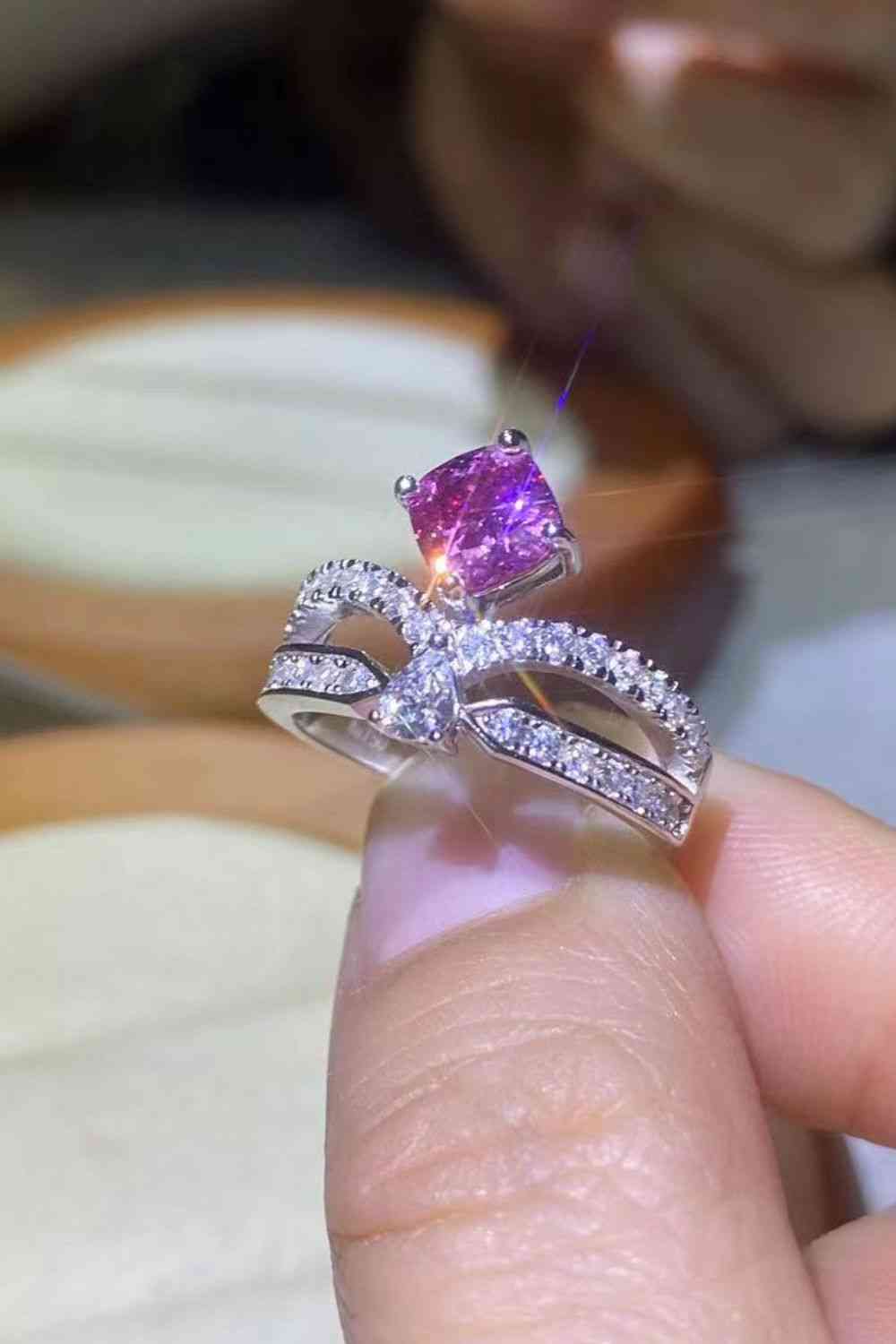 At Your Best 1 Carat Moissanite Ring - lolaluxeshop