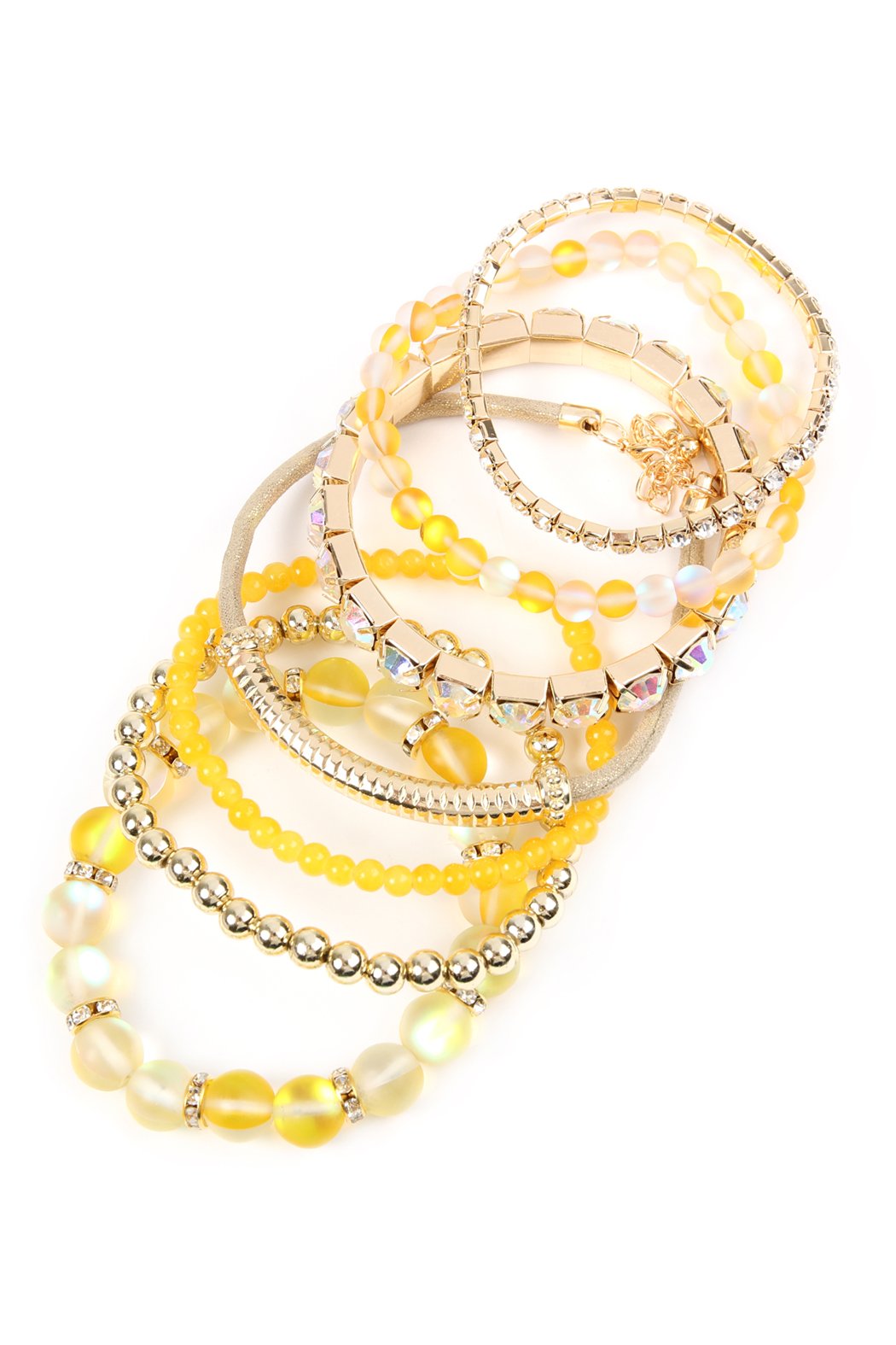 Mermaid Glass Stretch Bracelet - LOLA LUXE