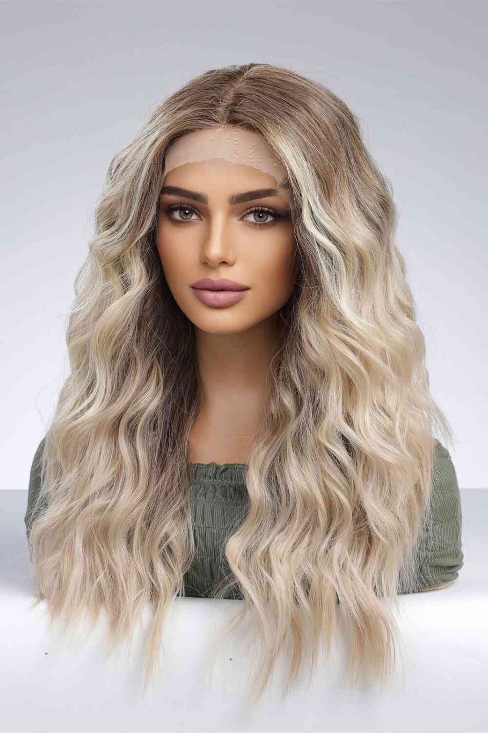 13*2" Lace Front Wigs Synthetic Long Wave 24'' 150% Density - lolaluxeshop