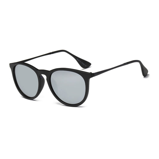AMES | Retro Vintage Inspired Horned Keyhole Round Sunglasses - lolaluxeshop