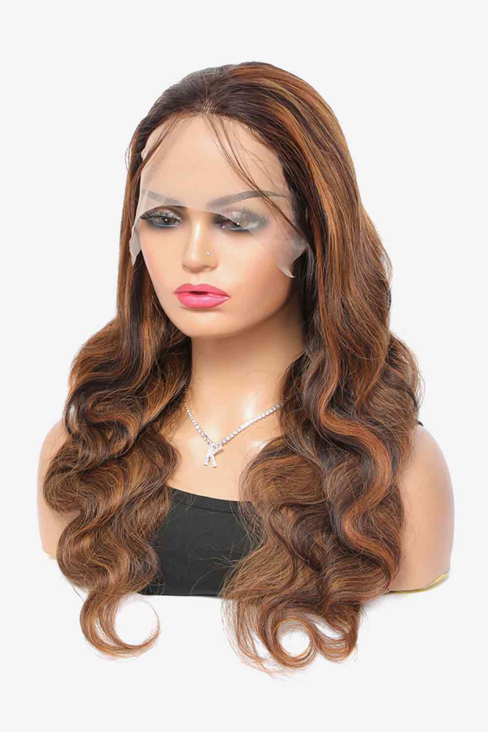 18" #P4/27 13x4 Lace Front Wigs Hightlight Human Hair Body Wave150% Density - lolaluxeshop