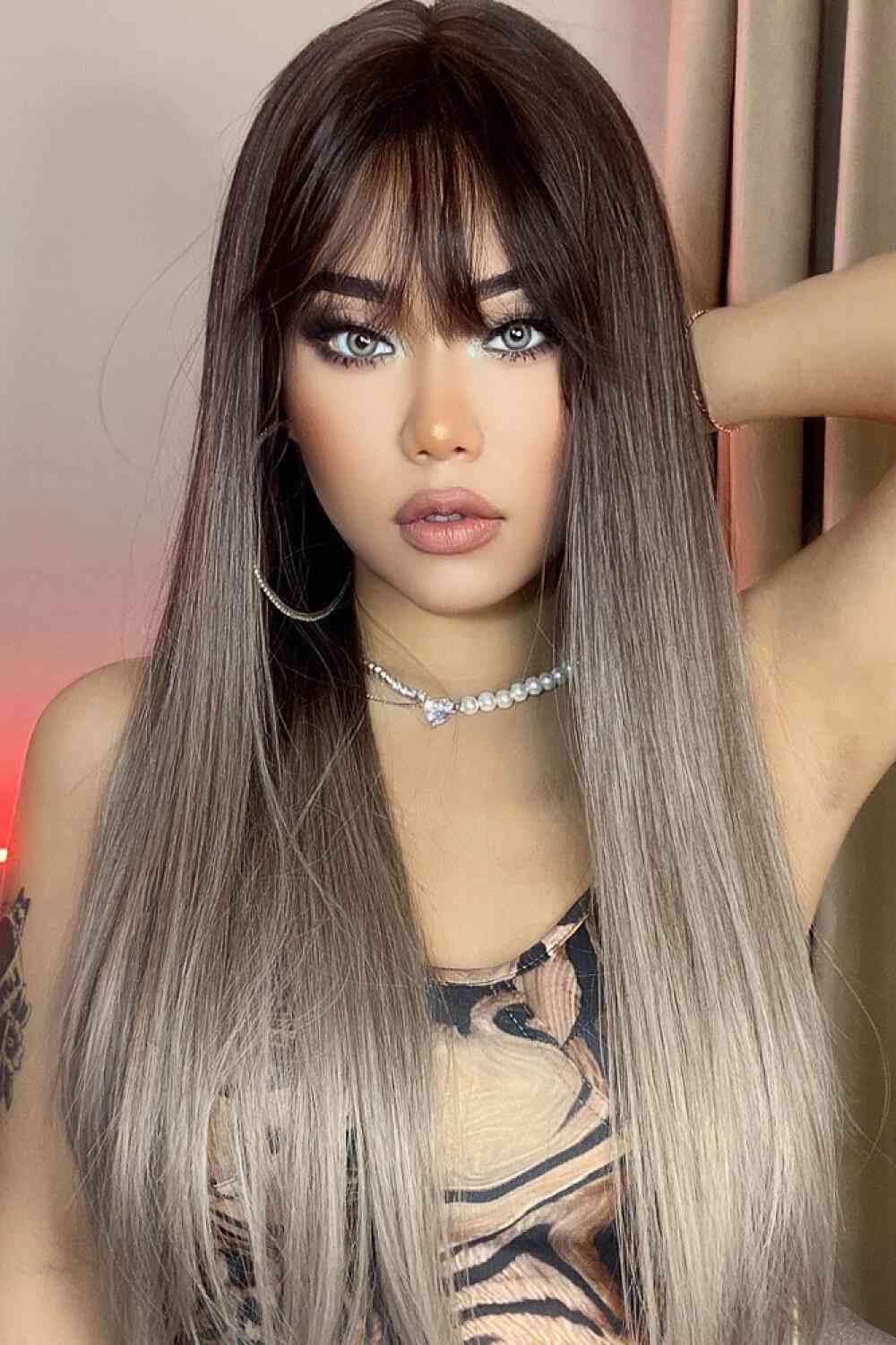 Long Straight Synthetic Wigs 26'' - lolaluxeshop