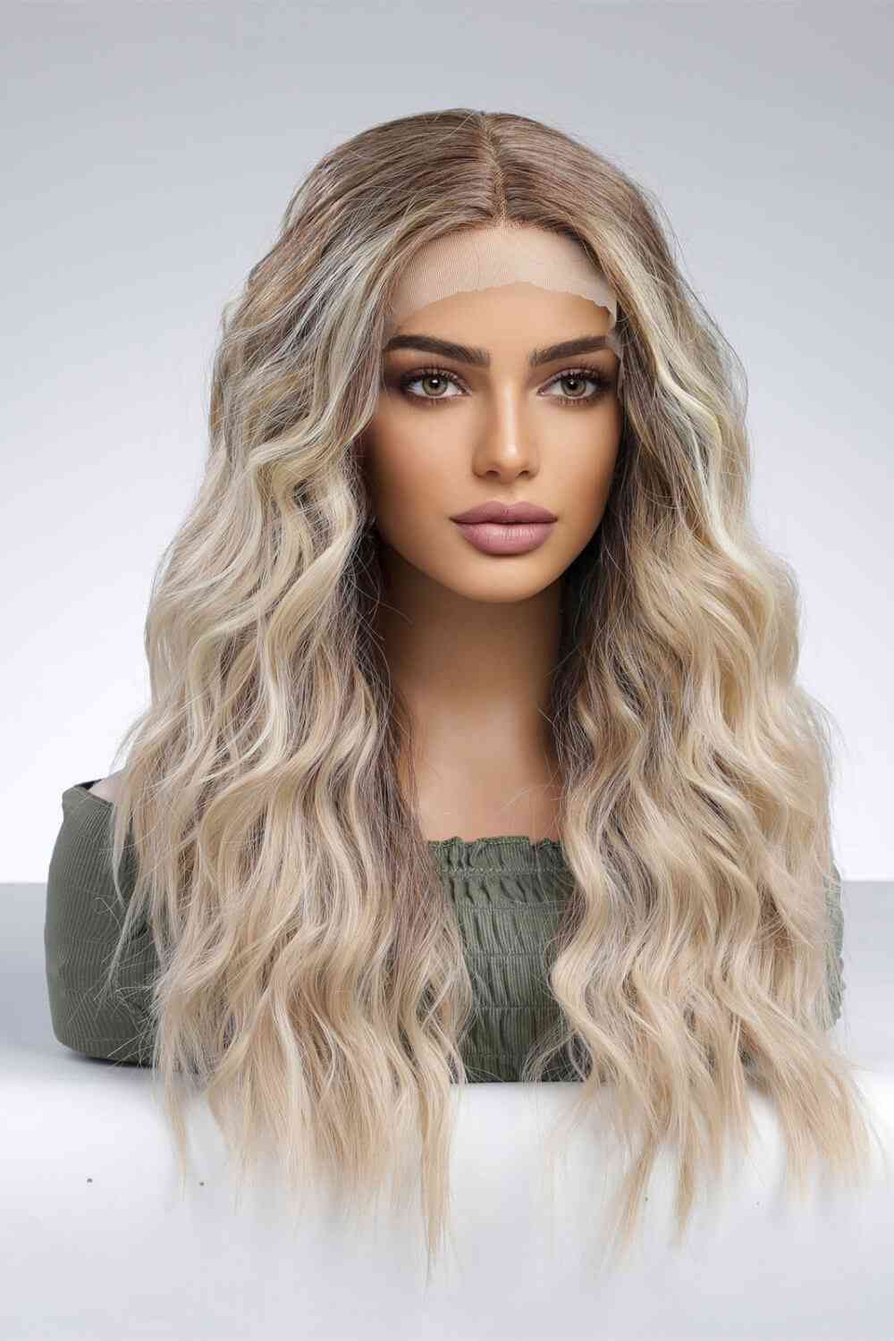 13*2" Lace Front Wigs Synthetic Long Wave 24'' 150% Density - lolaluxeshop