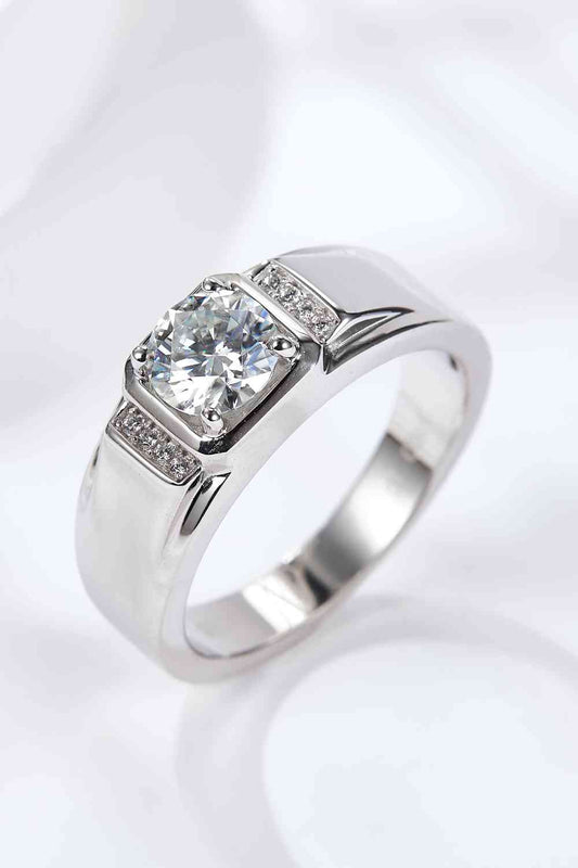 From The Heart 1 Carat Moissanite Ring - lolaluxeshop