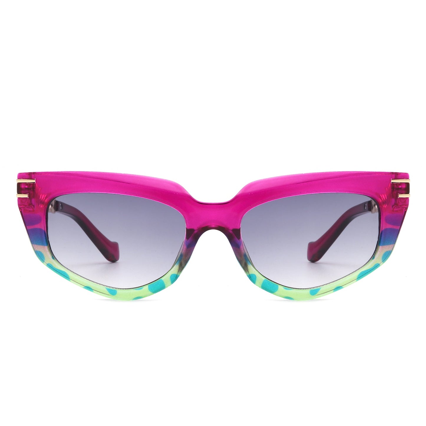 Skylight - Women Chic Chain Link Design Fashion Cat Eye Sunglasses - lolaluxeshop